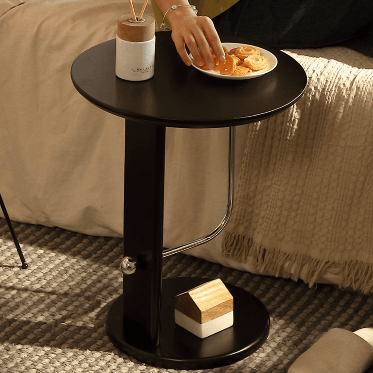 Sile Wood Side Table - Esspur