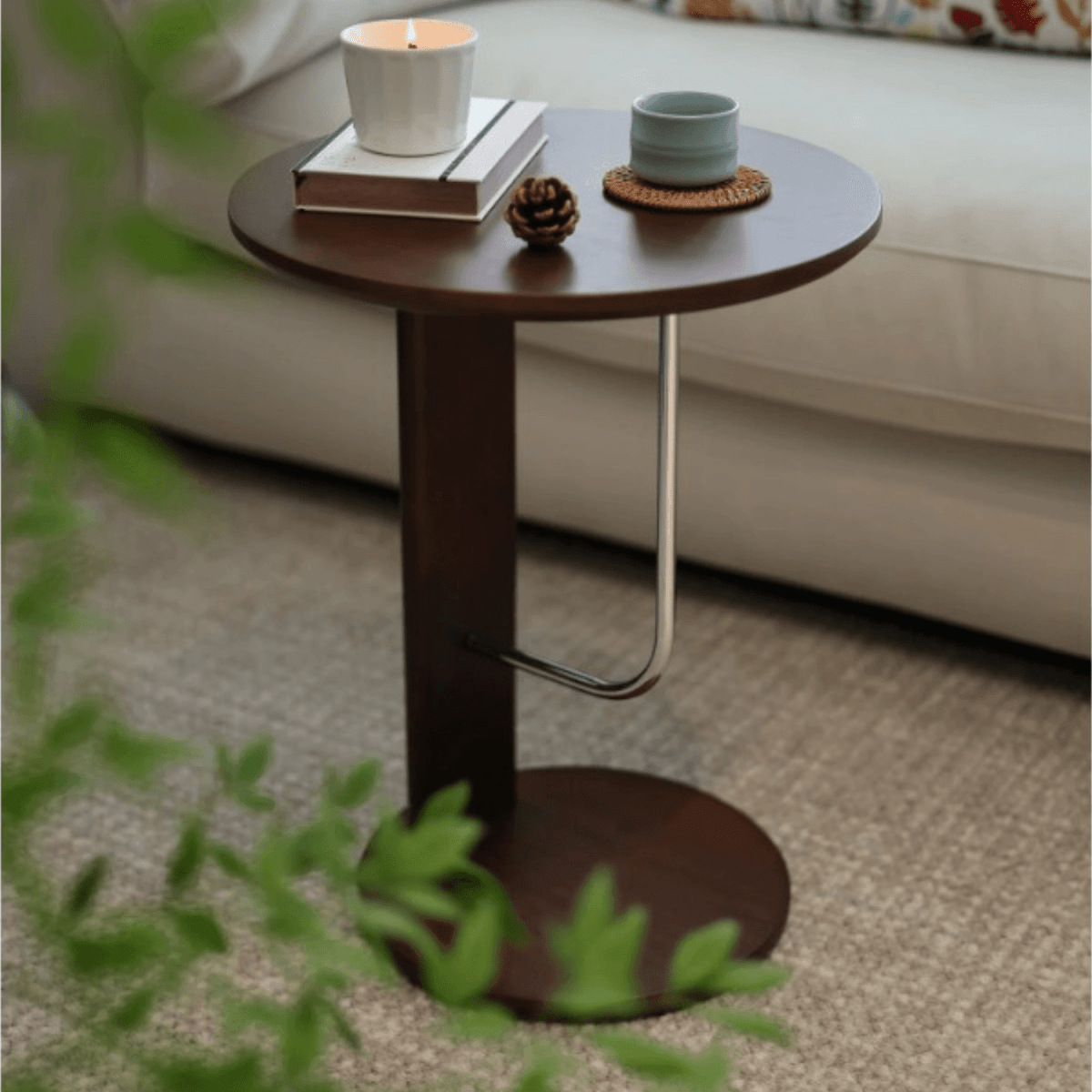 Sile Wood Side Table - Esspur