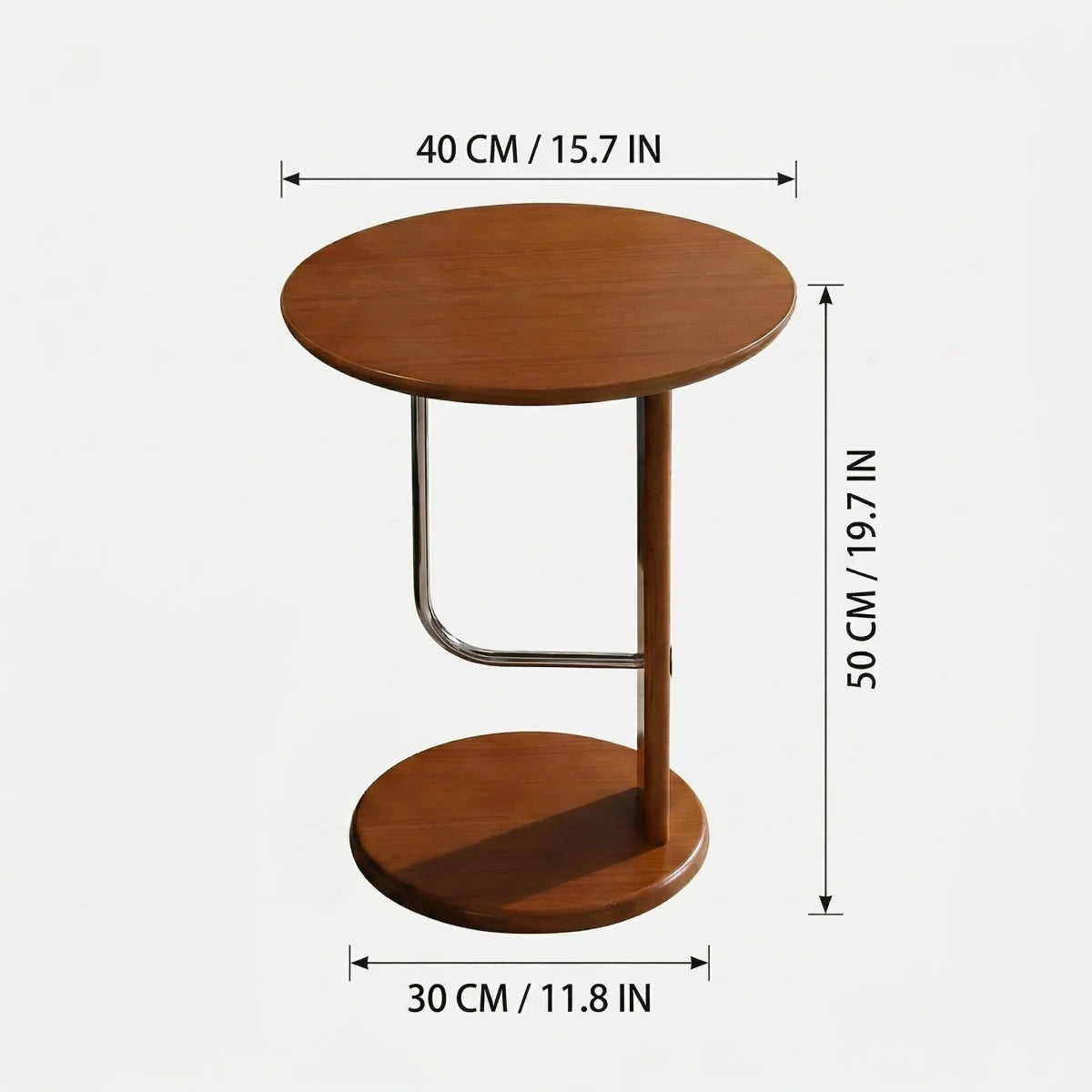 Sile Wood Side Table - Esspur