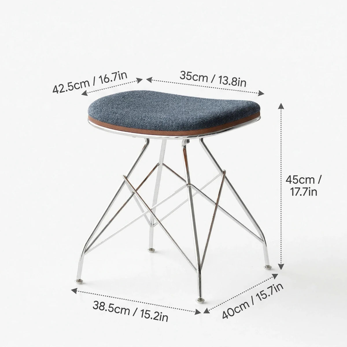 Sora Boucle Upholstered Stool - Esspur